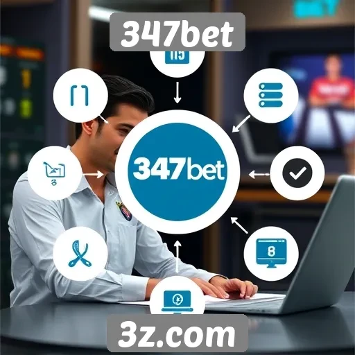 Como funciona o sistema de suporte ao cliente da 347bet